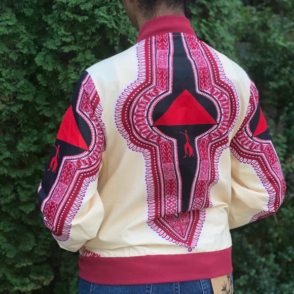 Ankara Print Jacket - Picture 3 of 6